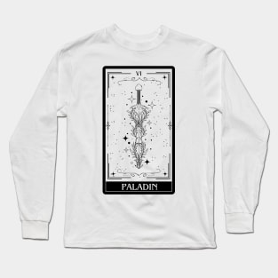 Paladin Tarot Card D&D Nat 20 Dungeons & Dragons T-Shirt Long Sleeve T-Shirt